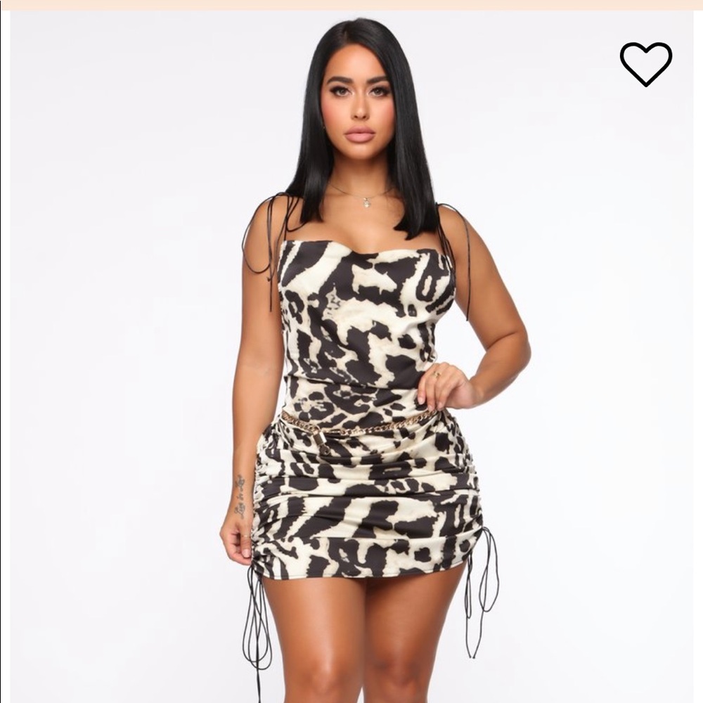 Leopard slip dress ! Super cute ! New